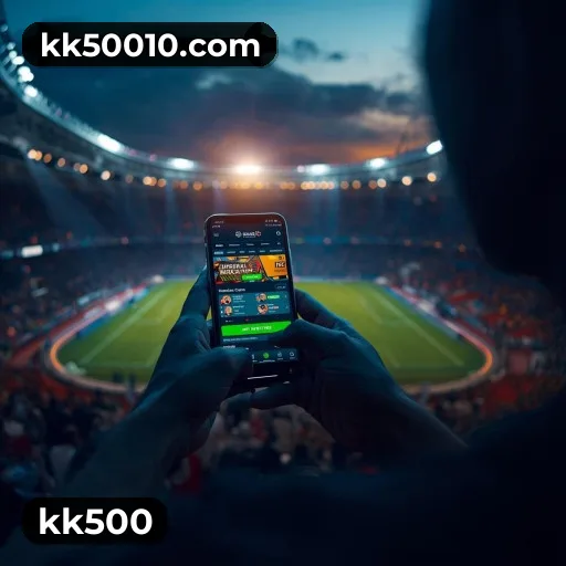 Aplicativo móvel kk500 para iOS e Android